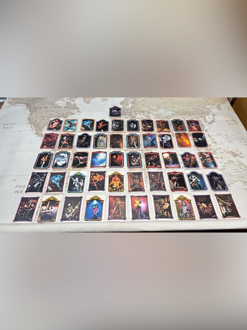 KISS Vintage 1978 Donruss Trading Cards Lot of 51 - Series 1 & 2 Good Collection